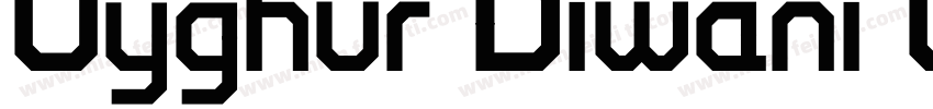 Uyghur Diwani Unicode字体转换